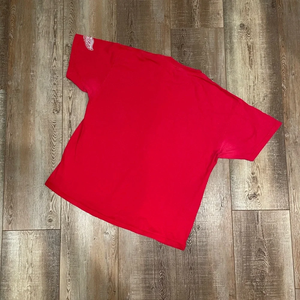 Vintage 90s Detroit Red Wings Lee Total Cotton T-shirt - Picture 2 of 5